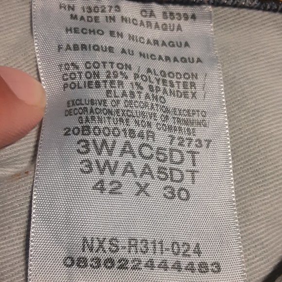 Wrangler Riggs Workwear Men's Blue Denim Jeans Size 42x30 - Picture 8 of 8